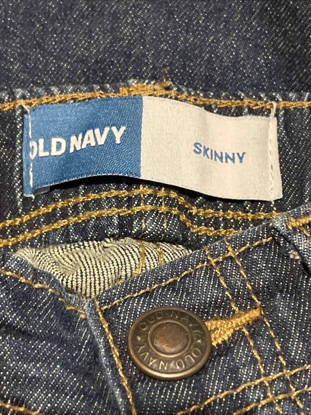 Old Navy Dark Blue Stretch Denim Jeans for Kids